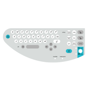 TECLADO COMPATIBLE CON ELECTROCARDIOGRAFO MAC1200