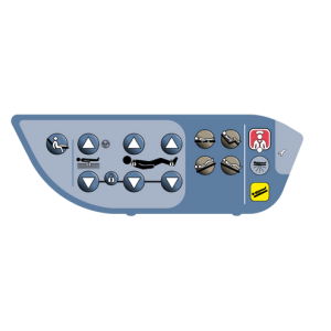 TECLADO COMPATIBLE CON CAMA HILL-ROM MODELO 900