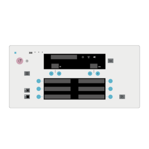TECLADO COMPATIBLE CON CON EQUIPO PRACTIX 300 CON DOS DISPLAYS