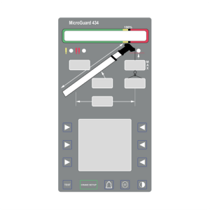 TECLADO COMPATIBLE CON EQUIPO MICROGUARD 343 MARCA LINK BELT